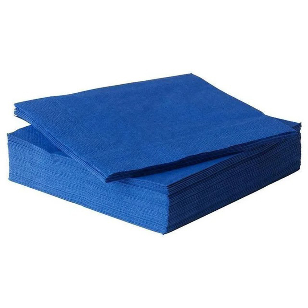  Серветка паперова тришарова синя Napkin 33x33 см Марго