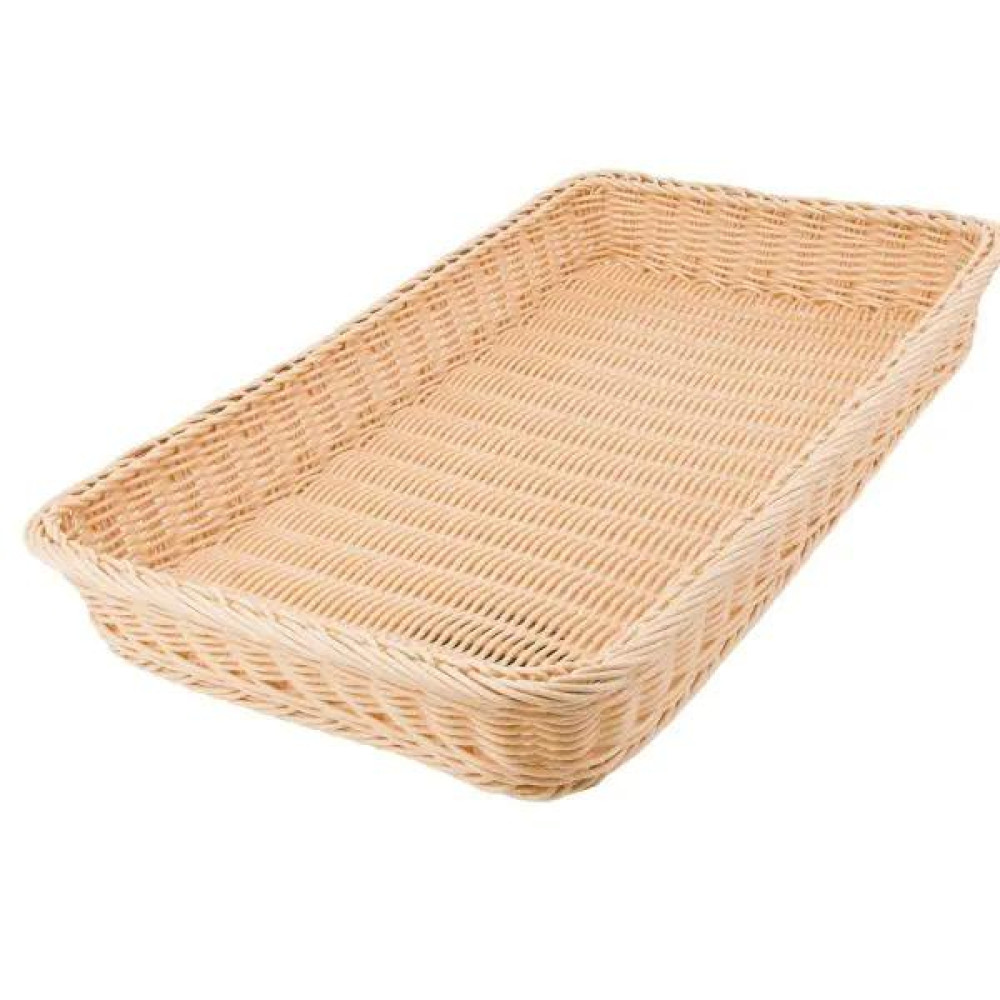  Кошик прямокутній GN 1/1 світла лоза Для хліба 53x32,5x6,5 см FoREST 521107