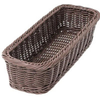  Кошик для столових приборів прямоугольный шоколад Serving 28x11x7 см FoREST 522209