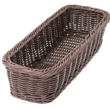  Кошик для столових приборів прямокутний шоколад Serving 28x11x7 см FoREST 522209