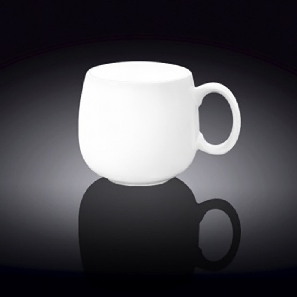  Кухоль діжка біла White 400 мл Wilmax WL-993084 / A