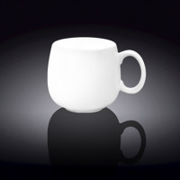  Кухоль діжка біла White 400 мл Wilmax WL-993084 / A