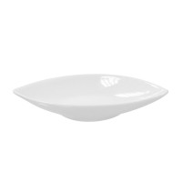  Блюдо в форме лодки белое H white 13x7 см Helfer