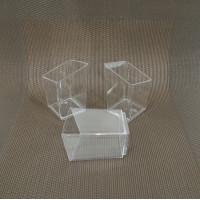  Пиала фуршетная призма скошенная прозрачная Appetizers 50 мл 40x40x64 мм Україна PS