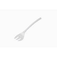  Вилка фуршетная круглая ручка прозрачная Fork 10 см Україна PS