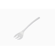  Вилка фуршетная круглая ручка прозрачная Fork 10 см Україна PS
