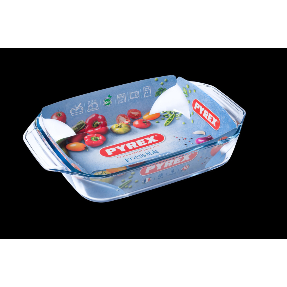  Форма для запікання та подачі прямокутна з ручками Irresistible 2,9 л 35x23x6 см Pyrex, ARC international 408B000