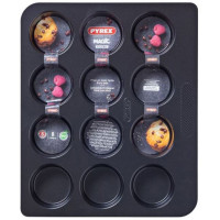  Форма для выпечки кекс 12 углублений Magic 12x90 мл 65x30 мм Pyrex, ARC international MG12BU6