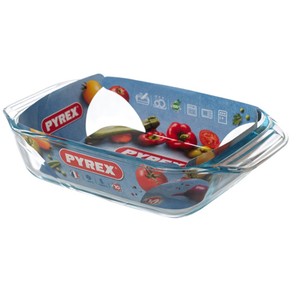  Форма для запікання та подачі прямокутна з ручками Irresistible 1,4 л 27x17x6 см Pyrex, ARC international 406B000