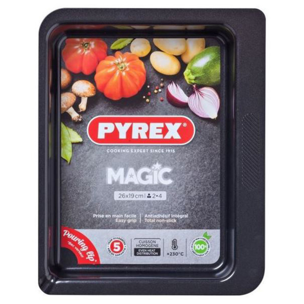  Форма для запікання та випічки прямокутна Magic 2,1 л 26x19x4,5 см Pyrex, ARC international MG26RR6