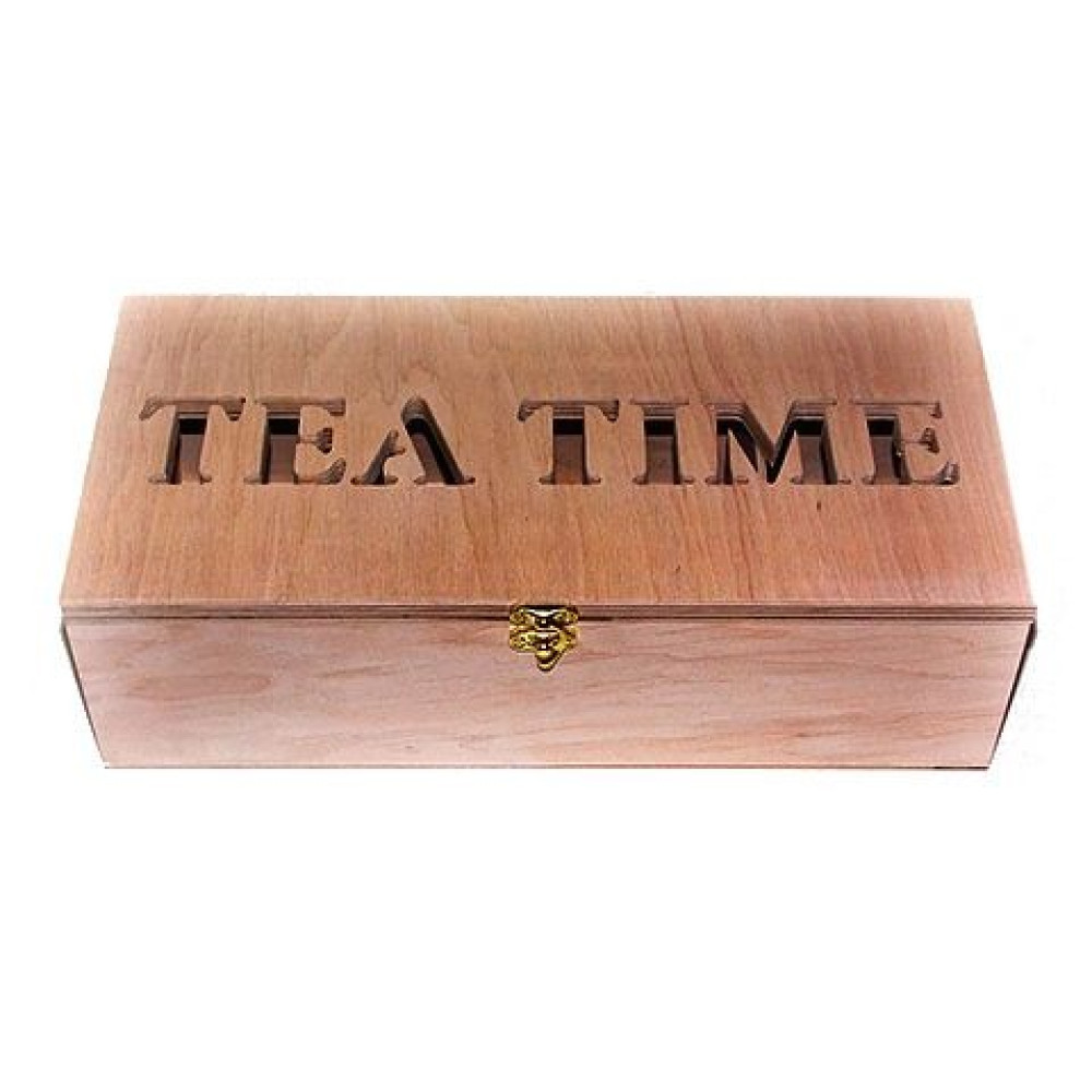  Ящик для пакетованого чаю 4 відділення Tea time 32x15x9 см Поділля