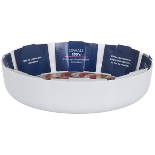  Форма для запекания и подачи круглая белая Smart cuisine diwali 4,5 л 30x7 см Luminarc, France