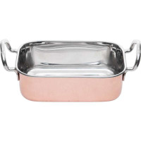  Міні деко з ручками мідне St Steel 480 мл 14x9 см Stalgast 546058