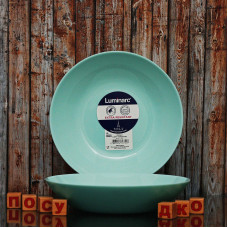  Тарілка кругла глибока миска салатова Diwali light turquoise 500 мл 20 см Luminarc, France