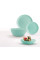  Тарелка круглая глубокая миска салатовая Diwali light turquoise 500 мл 20 см Luminarc, France