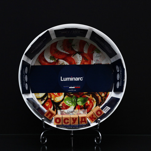  Форма для запекания и подачи круглая белая Smart cuisine diwali 2,5 л 26x7 см Luminarc, France