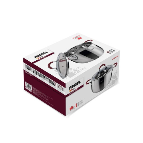  Каструля середньої висоти з кришкою Ingrid 5,5 л 24 см Ringel RG-2001-24