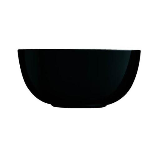  Салатник круглий чорний Diwali black 2,3 л 21 см Luminarc, France