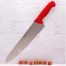  Ніж кухарський, шеф червона ручка 2900 30 см Arcos 290922