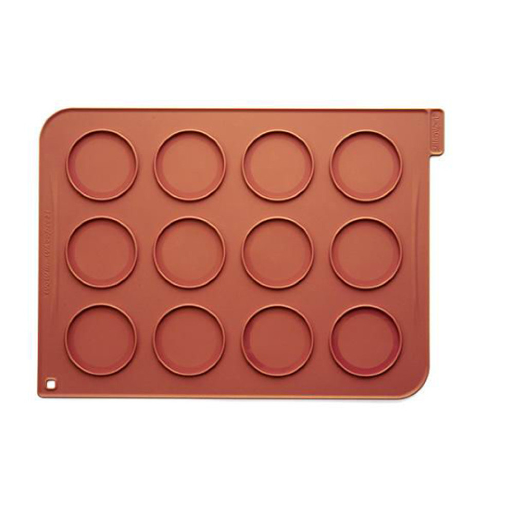  Лист для випічки макаронс теракот Whoopies 40x30 см Silikomart WOP01/C