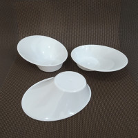  Піала фуршетна низька еліпс скошений біла Appetizers 30 мл 95x72x32 мм Україна PS