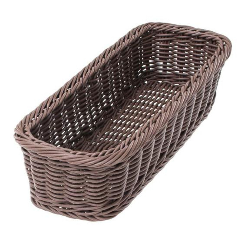  Кошик для столових приборів прямокутний чорний Serving 28x11x7 см FoREST 522210