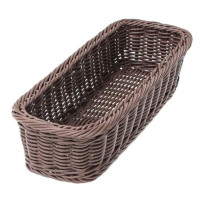  Кошик для столових приборів прямокутний чорний Serving 28x11x7 см FoREST 522210