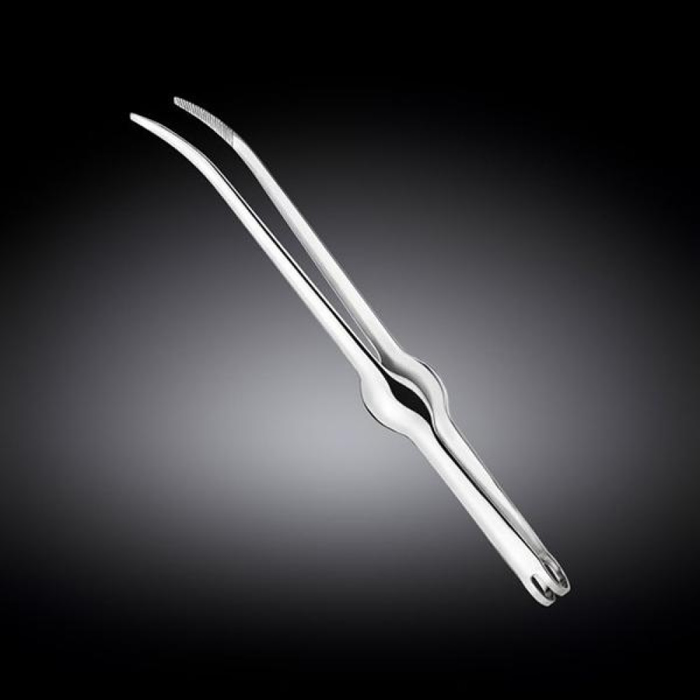  Щипці пінцет із зігнутими кінчиками St Steel 30,5 см Wilmax WL-999135 / A