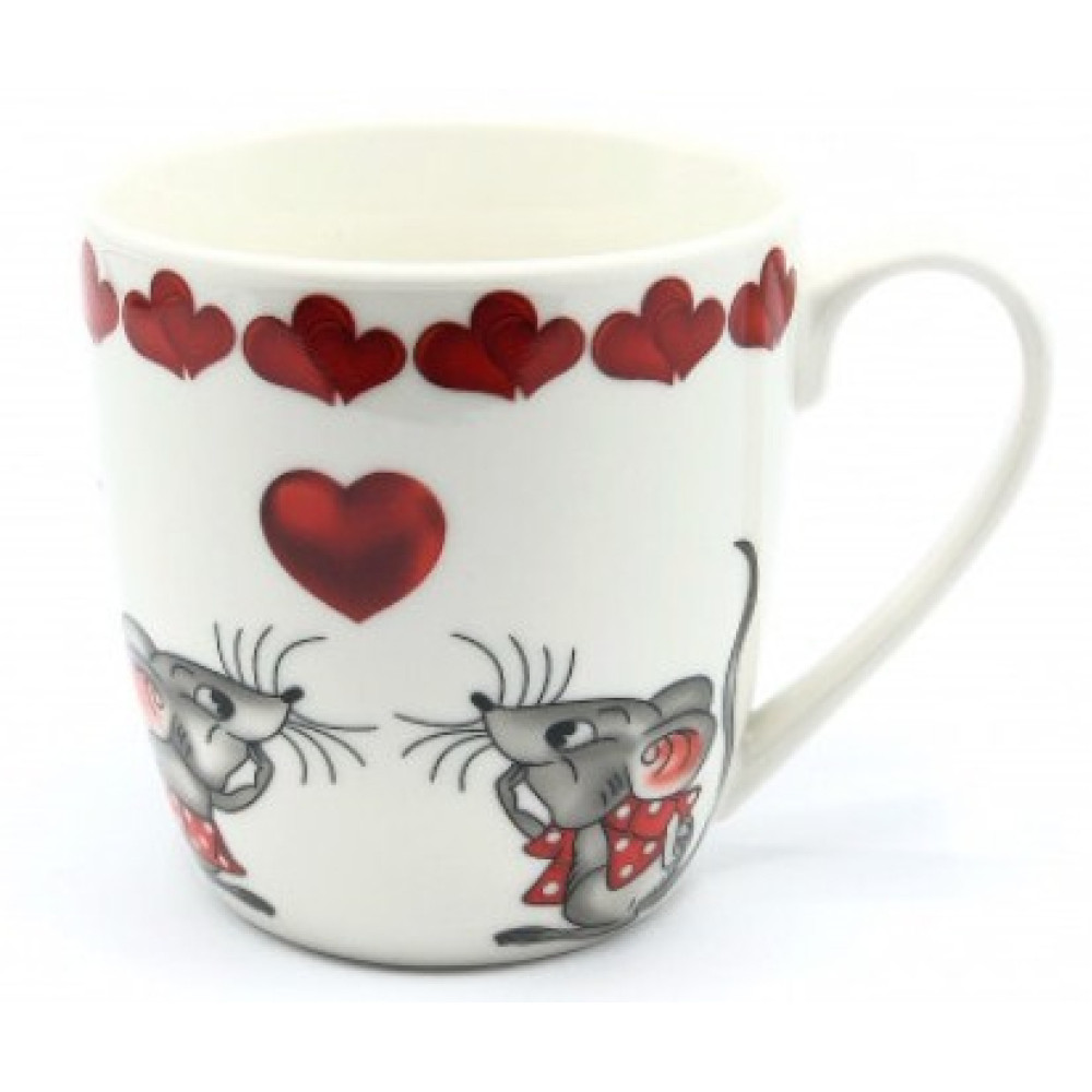  Кухоль керамічний Mouse in love 450 мл Milika M0520-S30-4