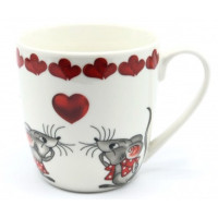 Кружка керамическая Mouse in love 450 мл Milika M0520-S30-4