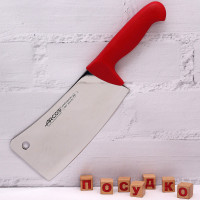  Нож для мяса топорик красная ручка 2900 20 см Arcos 296722