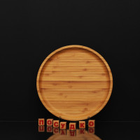  Блюдо круглое без поля Bamboo 25 см Wilmax WL-771034 / A