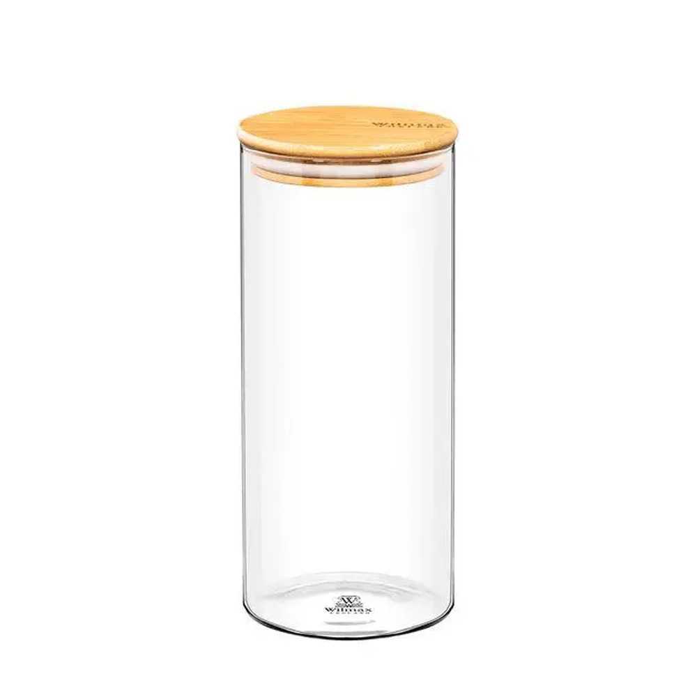  Банка для сыпучих с бамбуковой крышкой Bamboo 1,5 л Wilmax WL-888507 / A