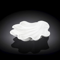 Блюдо у формі мушлі біле White 23x22 см Wilmax WL-992587 / A
