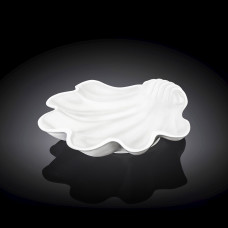  Блюдо у формі мушлі біле White 23x22 см Wilmax WL-992587 / A