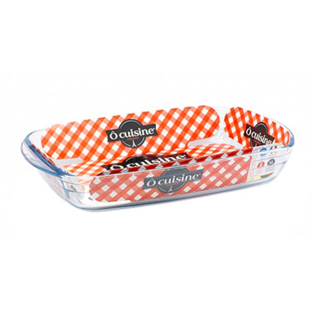  Форма для запікання та подачі прямокутна з ручками Basic 2,6 л 35x22x5 см O cuisine, ARC international 248BC00