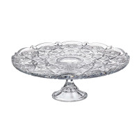  Блюдо круглое на ножке Miranda 31 см Crystal Bohemia 69003/99018/310