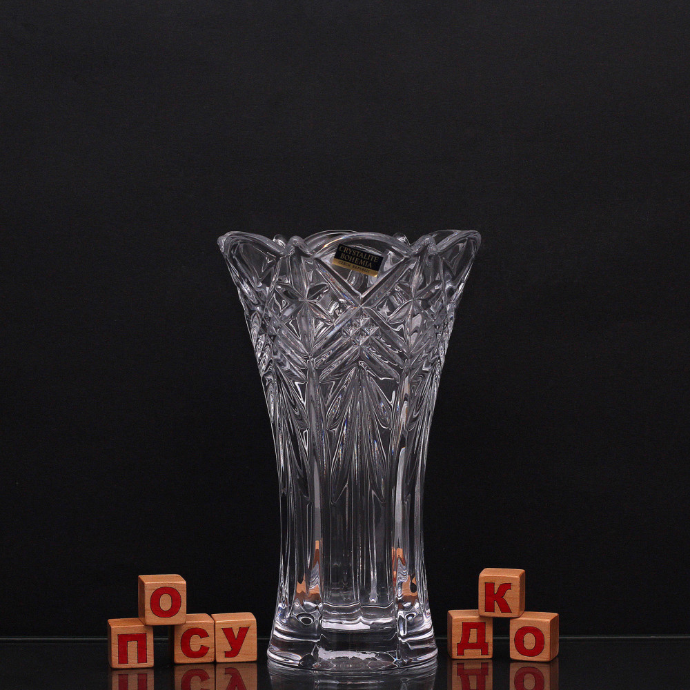  Ваза для квітів талія Taurus 20 см Crystal Bohemia 89001/99007/205