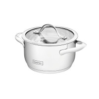  Каструля середньої висоти з кришкою L877 2,3 л 18 см Lessner 55877-18
