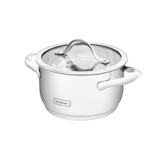  Каструля середньої висоти з кришкою L877 2,3 л 18 см Lessner 55877-18