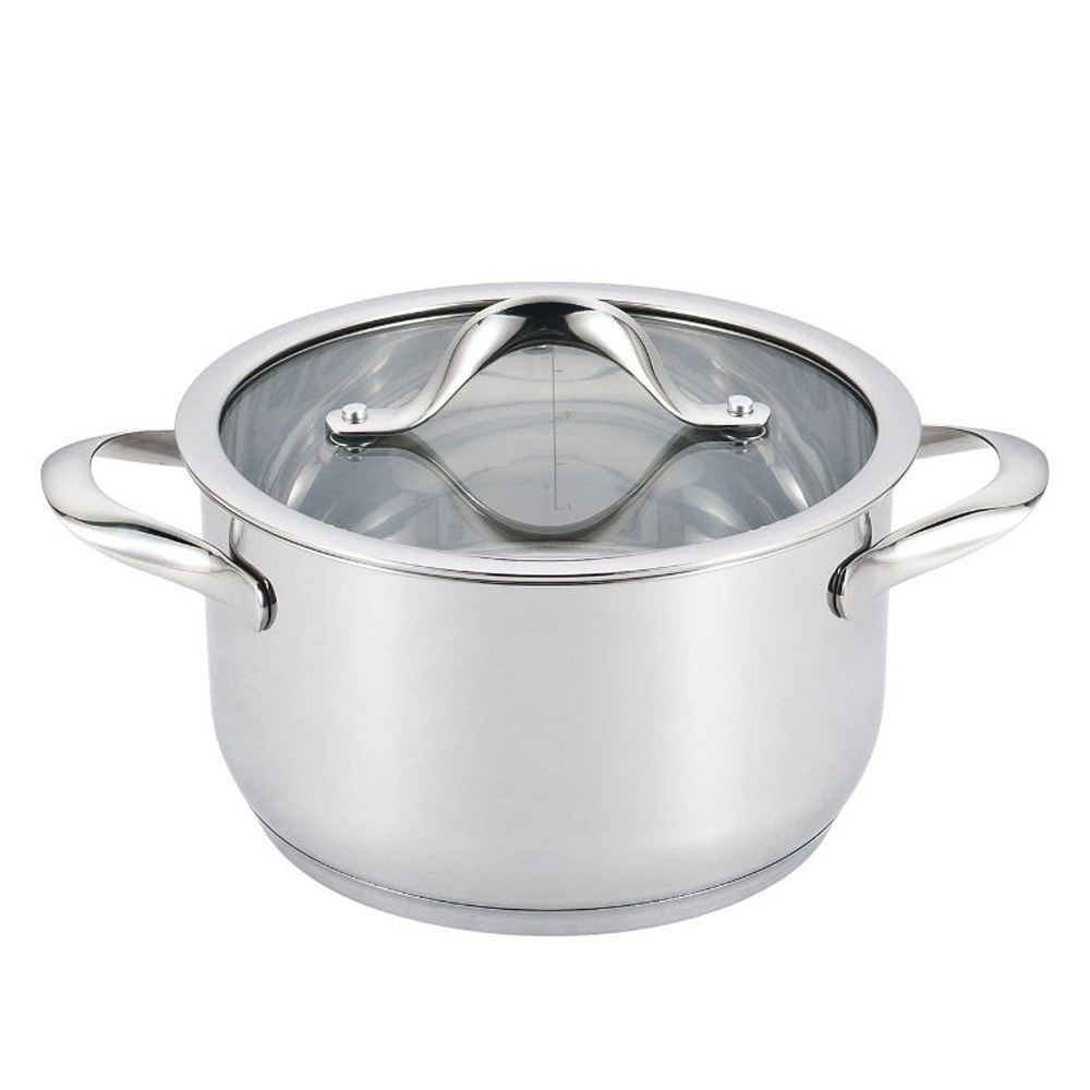  Каструля середньої висоти з кришкою L877 3,1 л 20 см Lessner 55877-20