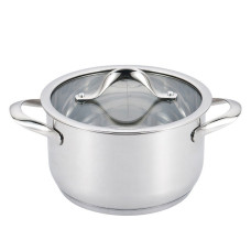  Каструля середньої висоти з кришкою L877 3,1 л 20 см Lessner 55877-20