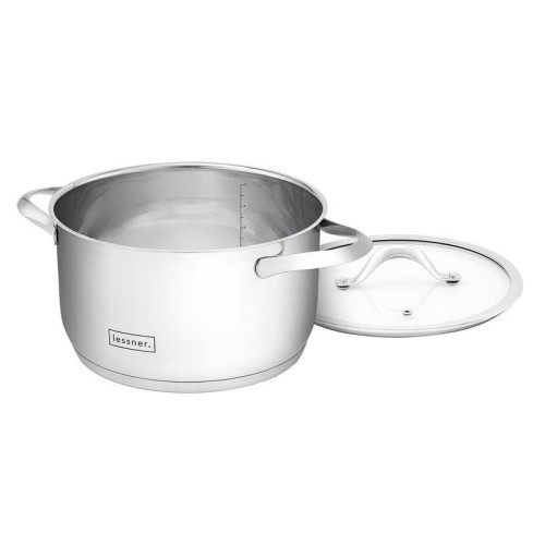  Каструля середньої висоти з кришкою L877 4,1 л 22 см Lessner 55877-22