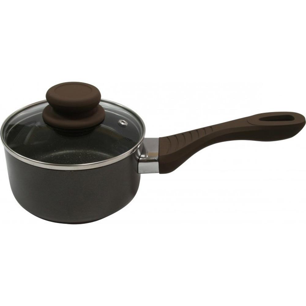  Ківшик з пластиковою ручкою з кришкою Chocolate line 1 л 14x7 см Lessner 88364-14