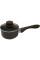  Ківшик з пластиковою ручкою з кришкою Chocolate line 1 л 14x7 см Lessner 88364-14