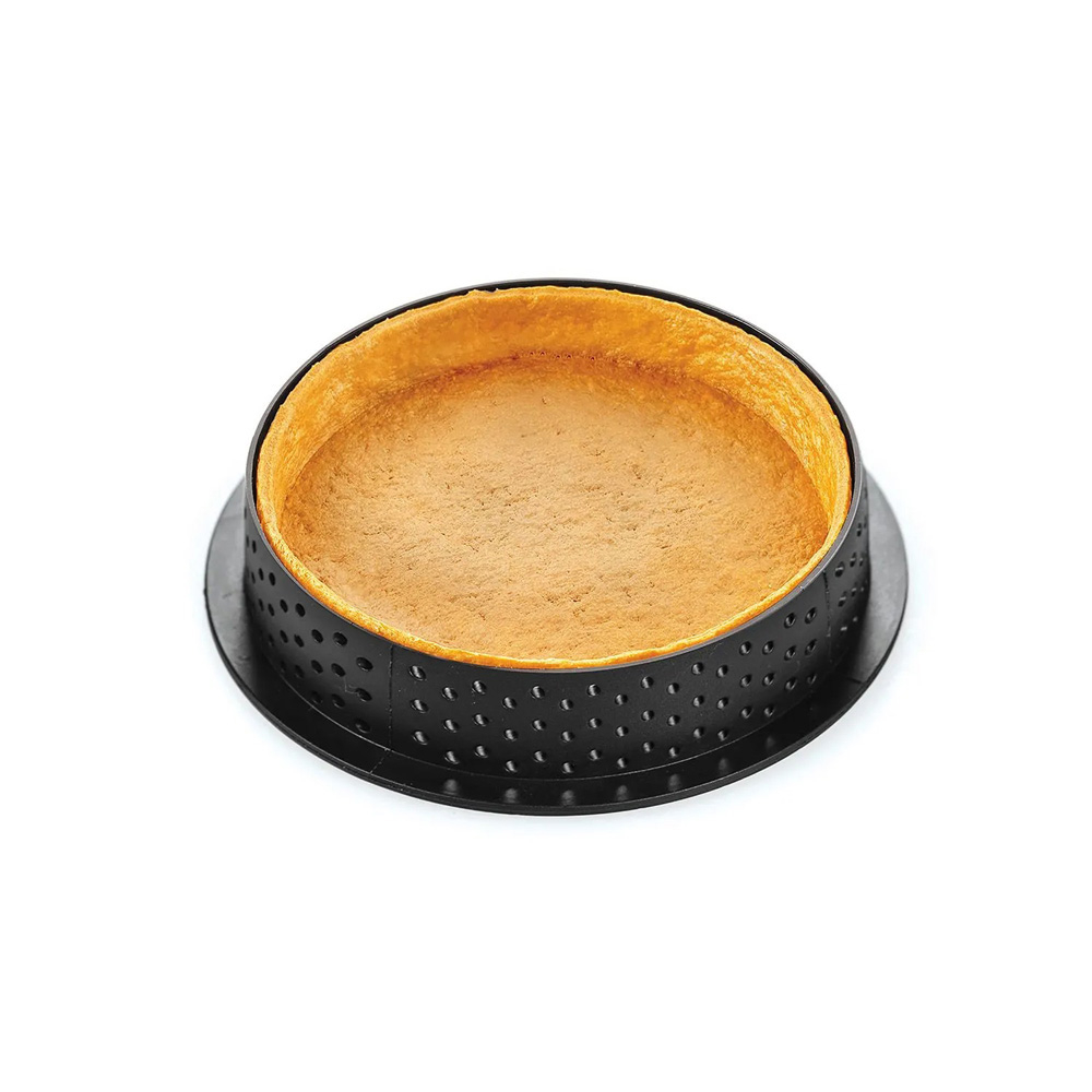  Кільце для випічки кругле перфороване Tarte 75 мл 7x2 см Silikomart Tarte ring round d70 mm