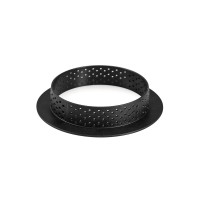  Кільце для випічки кругле перфороване Tarte 100 мл 8x2 см Silikomart Tarte ring d80 h20 mm