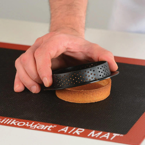  Кільце для випічки кругле перфороване Tarte 100 мл 8x2 см Silikomart Tarte ring d80 h20 mm