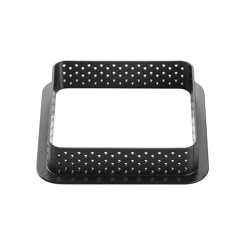  Кільце для випічки квадратне перфороване Tarte 125 мл 8x8x2 см Silikomart Tarte ring square 80x80 mm h20 mm