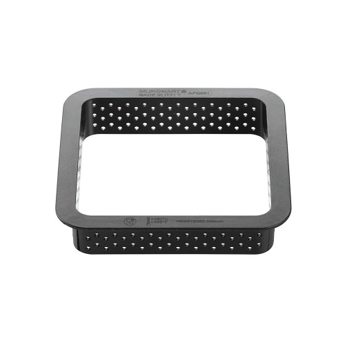 Кільце для випічки квадратне перфороване Tarte 125 мл 8x8x2 см Silikomart Tarte ring square 80x80 mm h20 mm